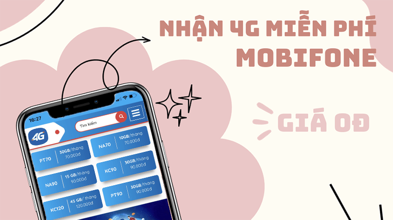 Hướng dẫn cách nhận 4G miễn phí Mobifone 