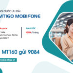 Đăng ký gói cước Mt160 Mobifone có ngay 60GB data và truy cập Tiktok/Youtube không giới hạn