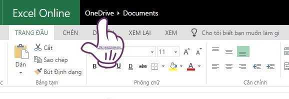 Cách sử dụng Excel Online