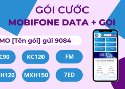 Tổng hợp các gói cước gọi và data Mobifone