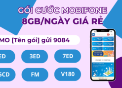 Tổng hợp các gói cước Mobifone 8GB/ngày giá siêu rẻ