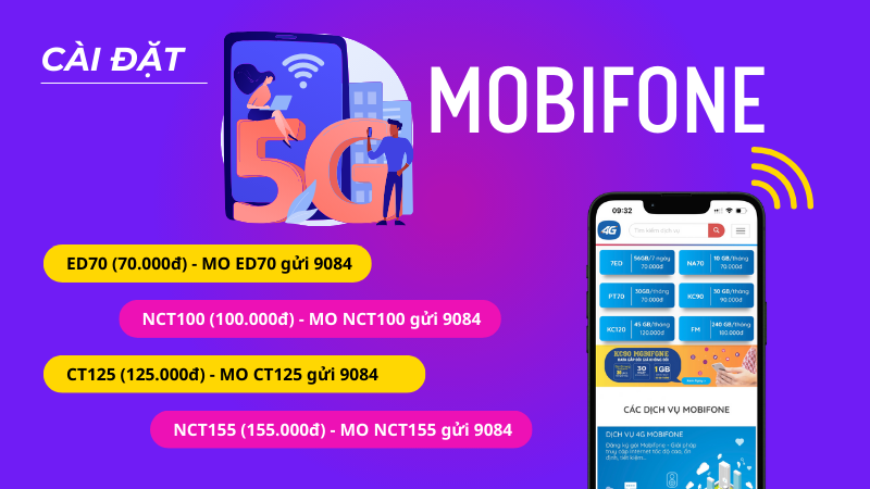 Hướng dẫn Cách cài đặt 5G Mobifone miễn phí