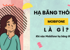 Hạ băng thông là gì? Khi nào Mobifone hạ băng thông?