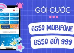 Đăng ký gói cước GS50 Mobifone cộng thêm 360 ngày sử dụng cho sim Mobi