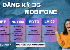 Cách đăng ký 3G Mobifone cho di động, Fast connect trong năm 2025