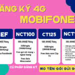 Cách đăng ký 4g mobifone nhận data khủng