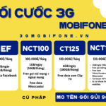 Bảng giá các gói cước 3G Mobifone giá rẻ 2024 Khuyến Mãi Khủng