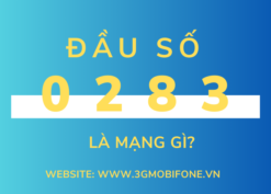 Đầu số 0283 là mạng gì?