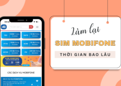 Thời gian làm lại sim Mobifone là bao lâu?