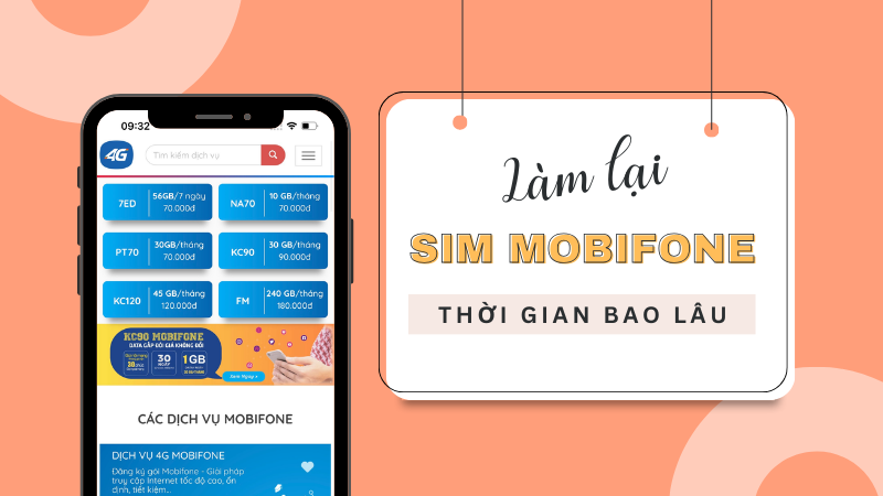 Thời gian làm lại sim Mobifone là bao lâu?