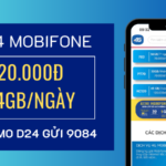 Cách đăng ký gói cước D24 Mobifone nhận 24GB data dùng 1 ngày