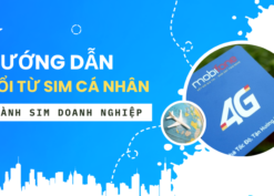 Hướng dẫn cách chuyển sim cá nhân thành sim doanh nghiệp Mobifone