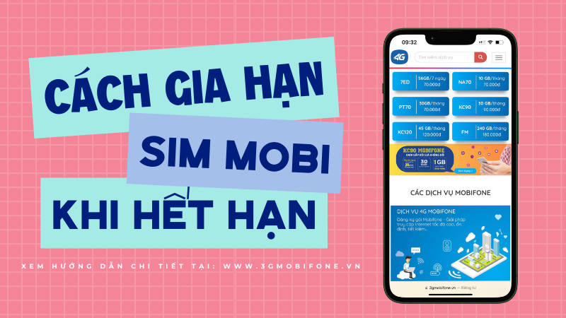 Hướng dẫn cách gia hạn sim Mobifone hết hạn cực đơn giản 