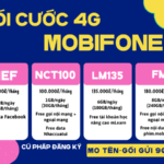 Các gói cước 4G Mobifone ưu đãi siêu khủng