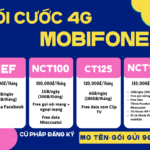 Bảng giá các gói cước 4G Mobifone mới nhất giá rẻ 2024 Data khuyến mãi Khủng