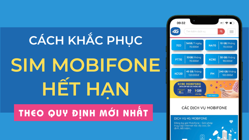 Hướng dẫn cách khắc phục sim Mobifone hết hạn