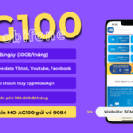 Đăng ký gói cước AG100 Mobifone data siêu khủng