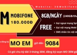 Cách đăng ký gói cước EM Mobifone có data, gọi và SMS miễn phí cả tháng