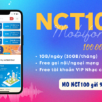 Đăng ký gói cước NCT100 Mobifone nhận combo gọi và data giá siêu rẻ