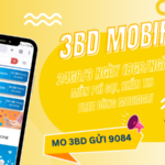 Đăng ký gói 3BD Mobifone ưu đãi 24GB, miễn phí gọi