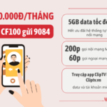 Đăng ký gói cước CF100 Mobifone rinh siêu ưu đãi