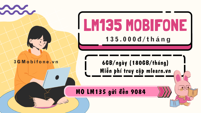 Đăng ký gói cước LM135 Mobifone rinh siêu ưu đãi