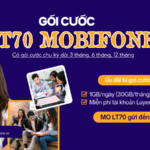 Cách đăng ký gói cước LT70 Mobifone miễn phí 30GB data 1 tháng