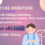 Đăng ký gói LT100 Mobifone ưu đãi 30GB, miễn phí MXH và luyện thi