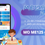 Đăng ký gói ME125 Mobifone nhận ngay 180GB, miễn phí MobiEnglish