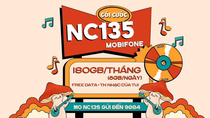 Cách đăng ký gói NC135 Mobifone rinh siêu data ưu đãi 