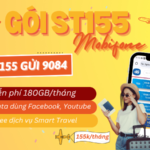 Đăng ký gói ST155 Mobifone nhận ngay 180GB, miễn phí Facebook, Youtube và Smart Travel