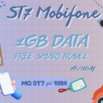 Đăng ký gói ST7 Mobifone miễn phí 1GB, dùng thêm Smart Travel