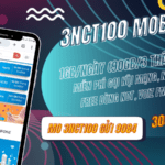 Đăng ký gói 3NCT100 Mobifone 3 tháng miễn phí dùng 90GB, gọi thoại và dùng NCT