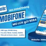 Đăng ký gói cước LCK Mobifone có 180GB data, truy cập Tiktok/Youtube