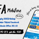 Đăng ký gói cước OFA Mobifone có 30GB/tháng, miễn phí data Tiktok và Facebook