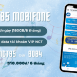 Đăng ký gói 6NCT85 Mobifone miễn phí 180GB dùng trong 6 tháng và Free NCT