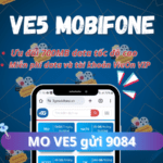 Gói cước VE5 Mobifone ưu đãi 700MB, tặng tài khoản VIP VieOn