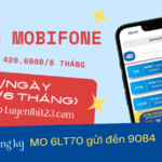 Cách đăng ký gói cước 6LT70 Mobifone rinh ưu đãi dùng thoải mái 180 ngày