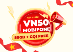 Đăng ký gói cước VN50 Mobifone có ngay 50GB, gọi free và truy cập MXH